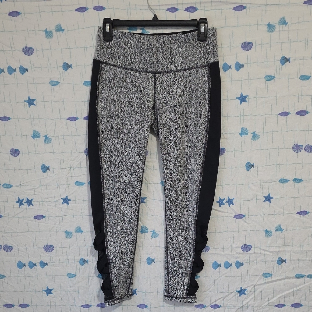 Ideology Monochrome Textured Workout Leggings